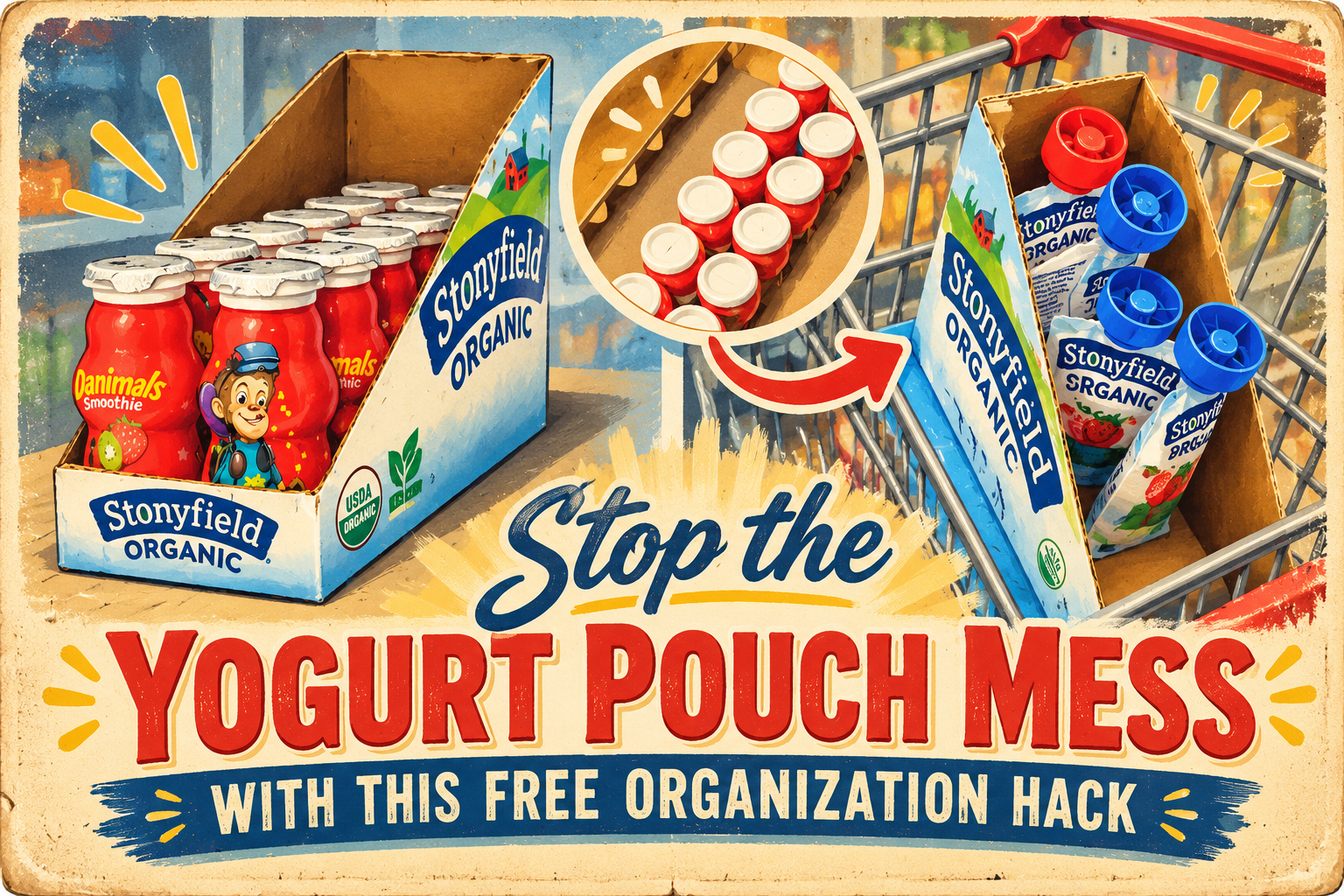 Stop the Yogurt Pouch Mess
