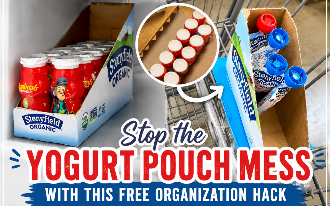 Stop the Yogurt Pouch Mess in Your Fridge with This Free Organization Hack