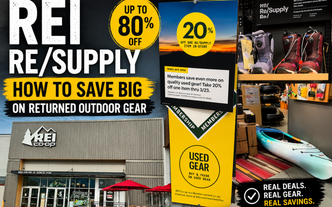 REI Re/Supply Guide: How to Save Big on Returned Outdoor Gear