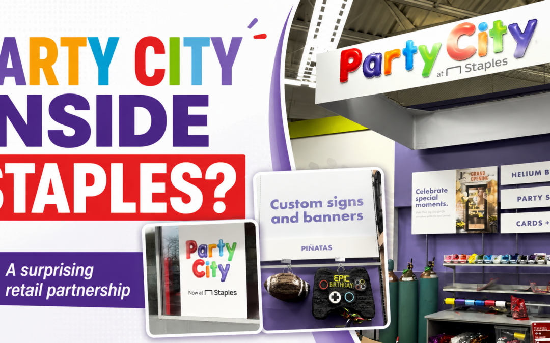 Party City Is Showing Up Inside Staples Stores